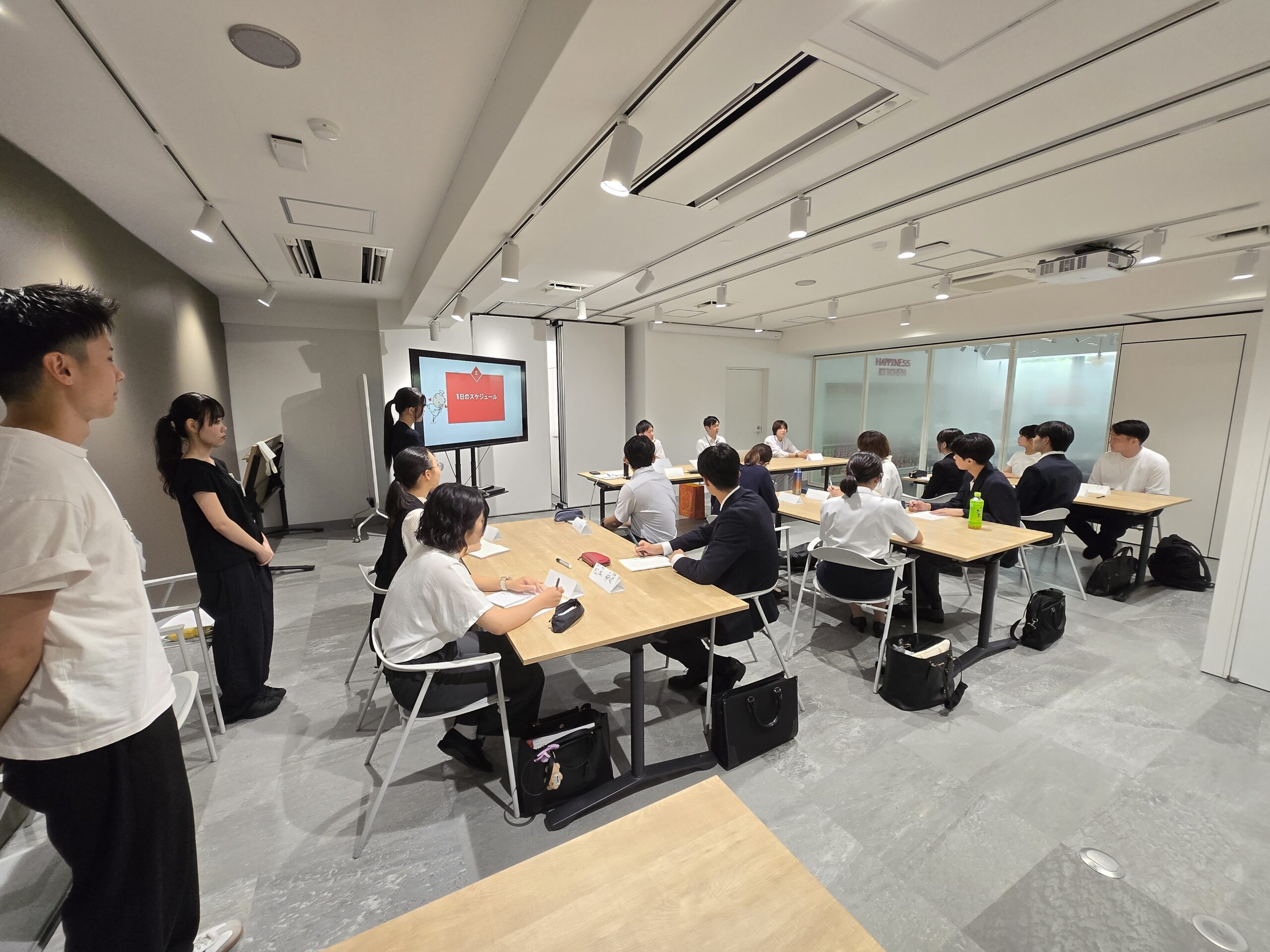 学生ギルド インターンシップの様子